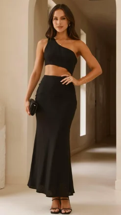 LILYWHYT Dresses|Maxi^Abia Maxi Dress - Black