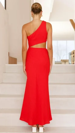LILYWHYT Sale Dresses^Abia Maxi Dress - Red