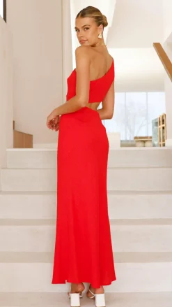 LILYWHYT Sale Dresses^Abia Maxi Dress - Red