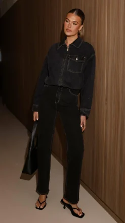 Abrand The Denim Edit|Jackets^Denim Bomber Cara - Washed Black