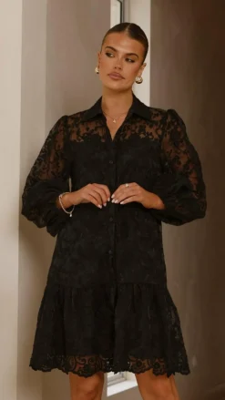 YH AND CO Dresses|Mini^Acacia Lace Mini Dress - Black