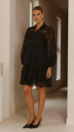 YH AND CO Dresses|Mini^Acacia Lace Mini Dress - Black