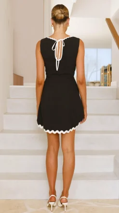 LILYWHYT Dresses|Mini^Aceline Mini Dress - Black/White