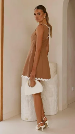 LILYWHYT Dresses|Mini^Aceline Mini Dress - Mocha