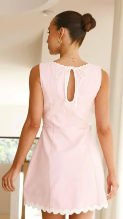 LILYWHYT Dresses|Mini^Aceline Mini Dress - Pink/White