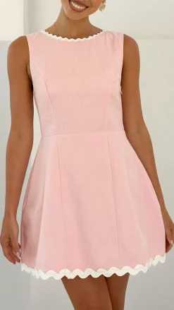 LILYWHYT Dresses|Mini^Aceline Mini Dress - Pink/White