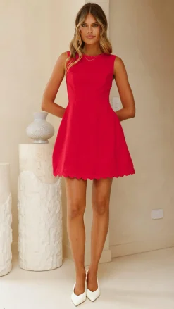 LILYWHYT Dresses|Mini^Aceline Mini Dress - Red