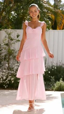 SASHA (BNE) Dresses|Maxi^Achelle Maxi Dress - Pink