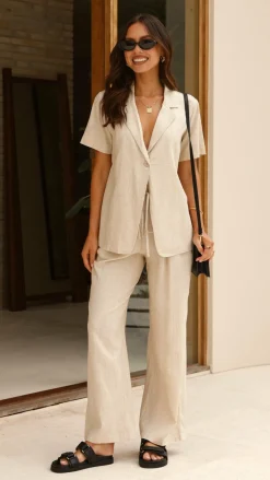 YH AND CO Sets|Bottoms^Adelais Pants - Beige