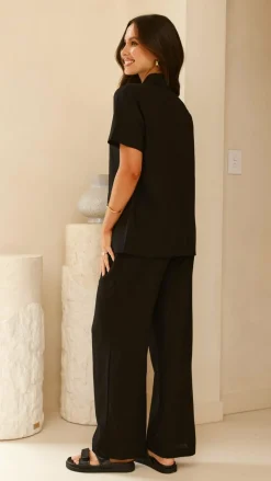 YH AND CO Sets|Bottoms^Adelais Pants - Black