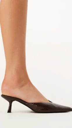 Billini Billini^Adele Heel - Chocolate Patent Croc