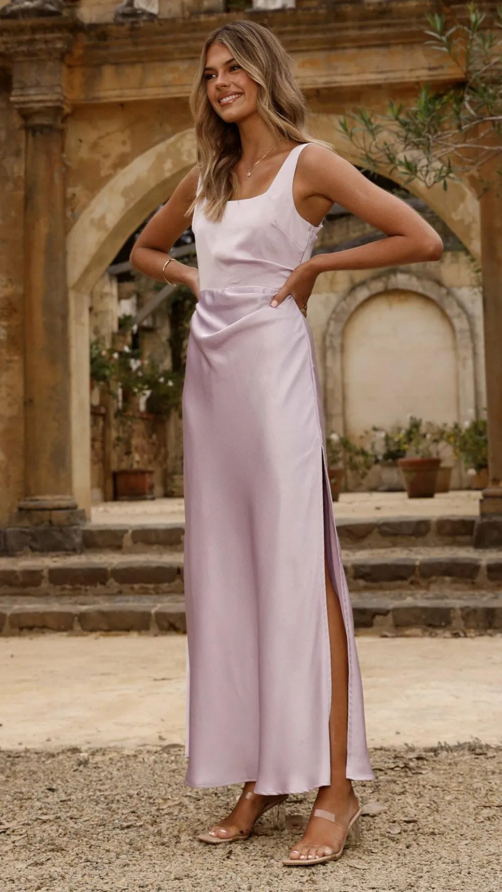LILYWHYT Mon Cheri|Dresses^Adeline Maxi Dress - Lilac
