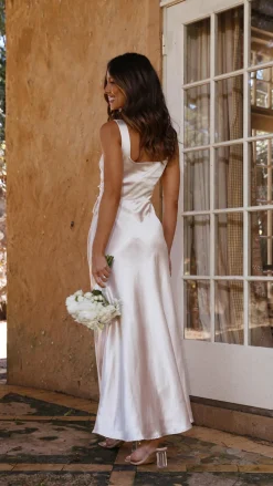 LILYWHYT Mon Cheri|Dresses^Alaria Maxi Dress - Champagne