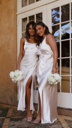 LILYWHYT Mon Cheri|Dresses^Alaria Maxi Dress - Champagne