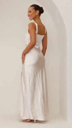 LILYWHYT Mon Cheri|Dresses^Alaria Maxi Dress - Champagne
