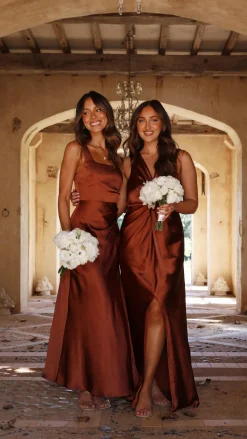 LILYWHYT Mon Cheri|Dresses^Alaria Maxi Dress - Rust