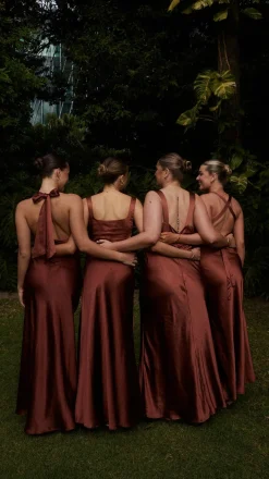 LILYWHYT Mon Cheri|Dresses^Alaria Maxi Dress - Rust