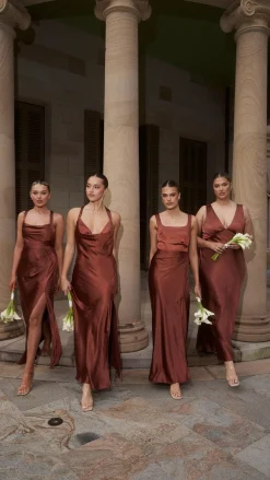 LILYWHYT Mon Cheri|Dresses^Alaria Maxi Dress - Rust