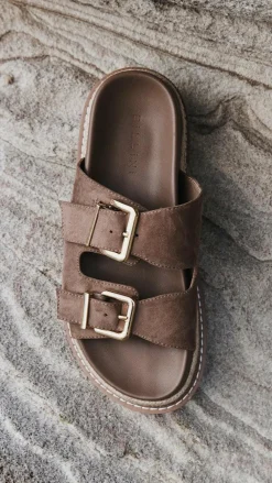 Billini Sandals & Slides|Shoes^Alder Slide - Fawn Suede