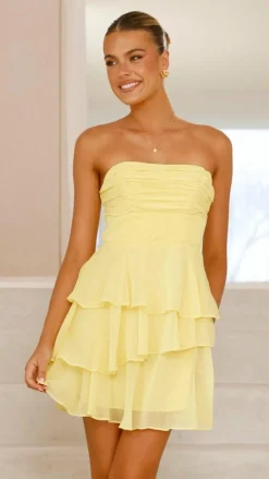 SASHA (BNE) Sale Dresses^Alessia Mini Dress - Yellow