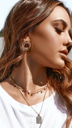 Angel Whisper Necklaces|L'Amour^Alice Pendant Necklace - Gold