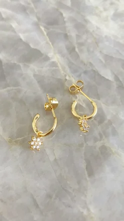Your Accessory Shop Earrings^Alice Star Sleepers - Gold