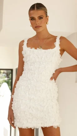 LILYWHYT Hen'S Collection|Dresses^Allegra Mini Dress - White Floral