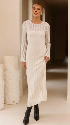 Pink Diamond Sale Dresses^Allure Maxi Dress - Beige