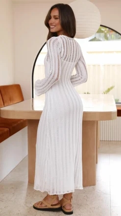 Pink Diamond Sale Dresses^Allure Maxi Dress - White