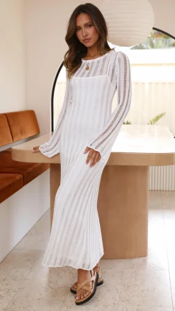 Pink Diamond Sale Dresses^Allure Maxi Dress - White