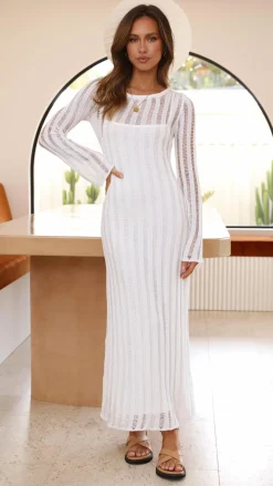Pink Diamond Sale Dresses^Allure Maxi Dress - White