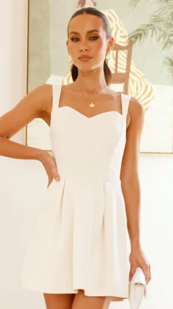LILYWHYT Sale Dresses^Ally Mini Dress - Cream