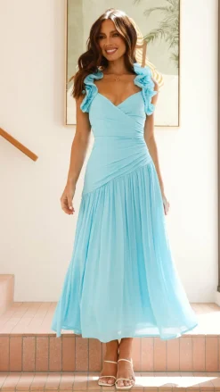 SASHA (BNE) Sale Dresses^Alma Maxi Dress - Blue