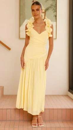 SASHA (BNE) Sale Dresses^Alma Maxi Dress - Yellow