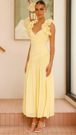SASHA (BNE) Sale Dresses^Alma Maxi Dress - Yellow