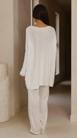 Slide Show Knit Tops|Knits/Jumpers^Amalia Knit Top - White