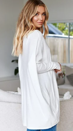 Slide Show Knit Tops|Knits/Jumpers^Amalia Knit Top - White