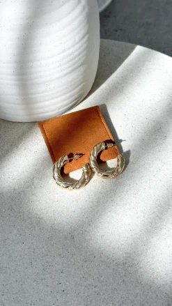 Your Accessory Shop Earrings|Denim Dress Edit^Amalie Hoop Earrings - Gold