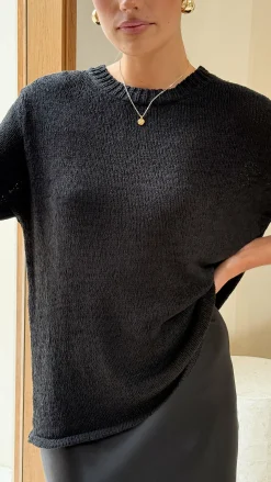 Fashion Allied Knit Tops|Knitwear^Amara Knit Top - Black