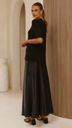 Fashion Allied Knit Tops|Knitwear^Amara Knit Top - Black