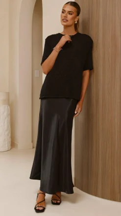 Fashion Allied Knit Tops|Knitwear^Amara Knit Top - Black