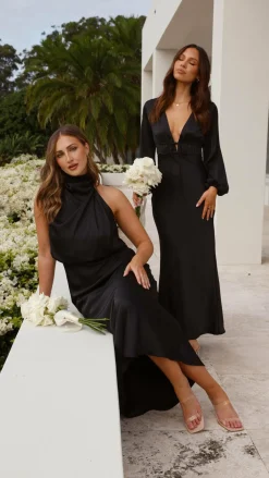 Alive Girl Je T'Aime|Dresses^Amara Maxi Dress - Black