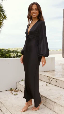 Alive Girl Je T'Aime|Dresses^Amara Maxi Dress - Black