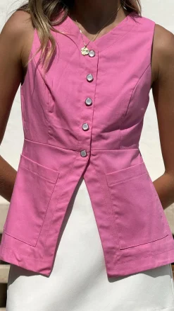 LILYWHYT Tops^Amber Top - Pink