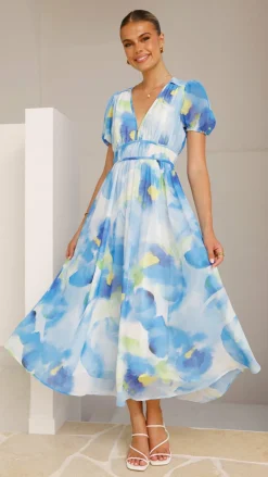 Pink Diamond Dresses|Maxi^Amberose Maxi Dress - Blue/Green