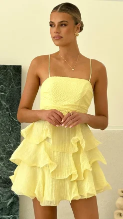 LILYWHYT Sale Dresses^Amery Mini Dress - Butter