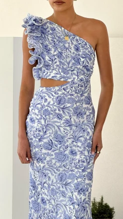 SASHA (BNE) Sale Dresses^Amina Maxi Dress - Blue Floral
