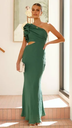 SASHA (BNE) Sale Dresses^Amina Maxi Dress - Forest Green
