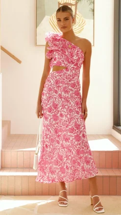 SASHA (BNE) Sale Dresses^Amina Maxi Dress - Pink Floral