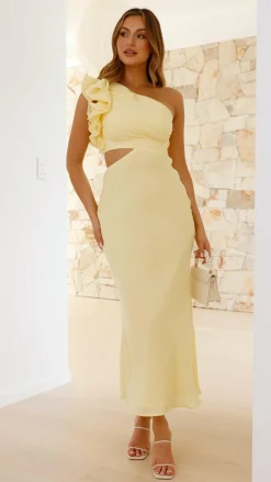 SASHA (BNE) Sale Dresses^Amina Maxi Dress - Yellow